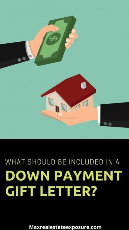Gift Letter For Down Payment
