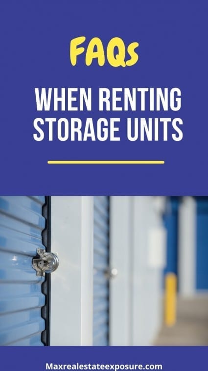 FAQ Storage Questions