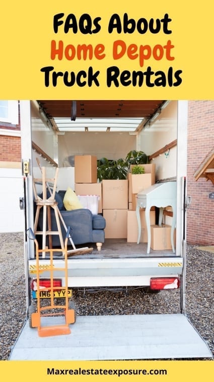FAQs Home Depot Truck Rentals