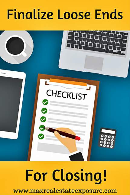 A Listing Agent Helps Finalize Loose Ends For Real Estate Closing 