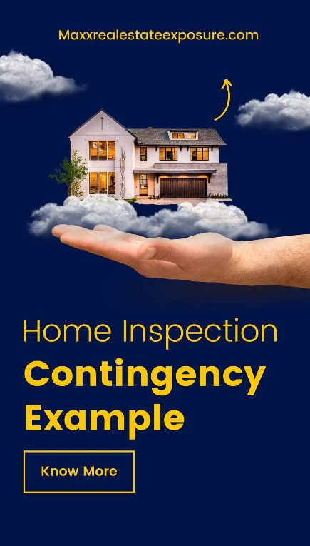 Home Inspection Contingency Example