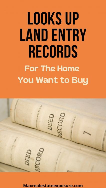 Look Up Land Entry Records