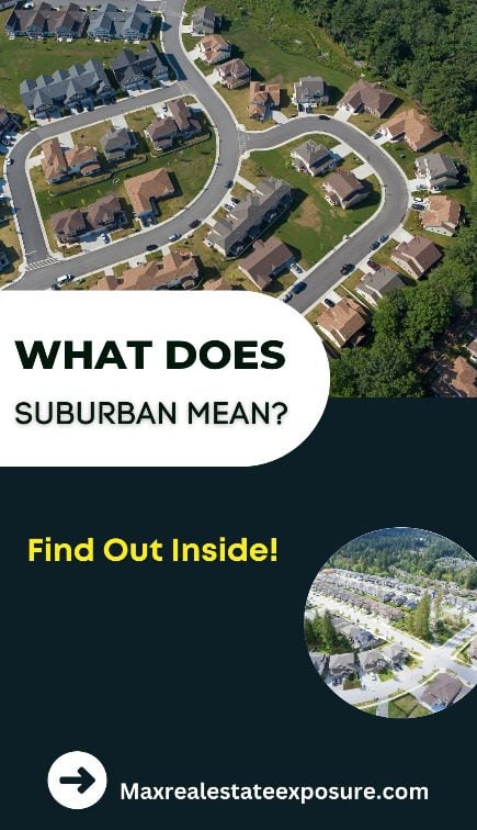 What Does Suburban Area Mean?