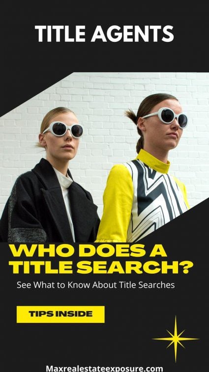 Who Conducts a Title Search